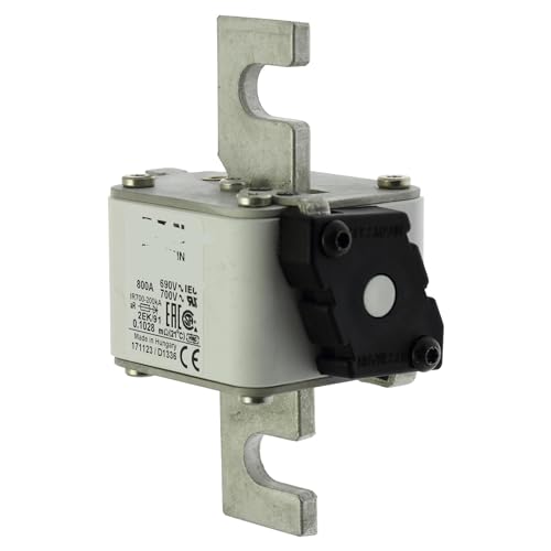Fusible 170M5360 type cube à extrémité plate pour protection industrielle de calibre standard