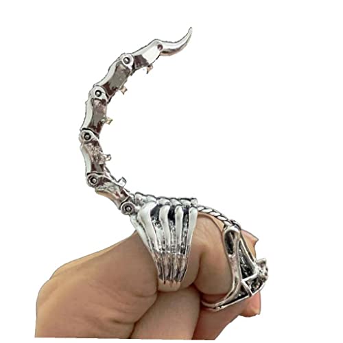 Vepoty Skorpion Verstellbarer Offener Steampunk Ring - Cool Beweglicher Schmuck Für Männer Und Frauen