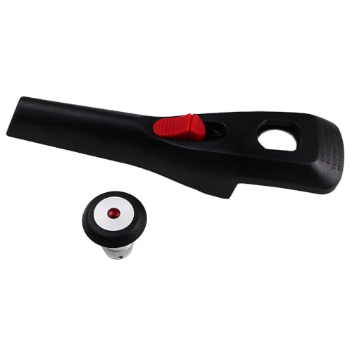 Anakel Home Pack Recambios Olla a Presión Compatible con Magefesa Magestar Modelo Antiguo, Incluye Mango Superior de Tapadera y Válvula Reguladora de Presión Rojo y Negro