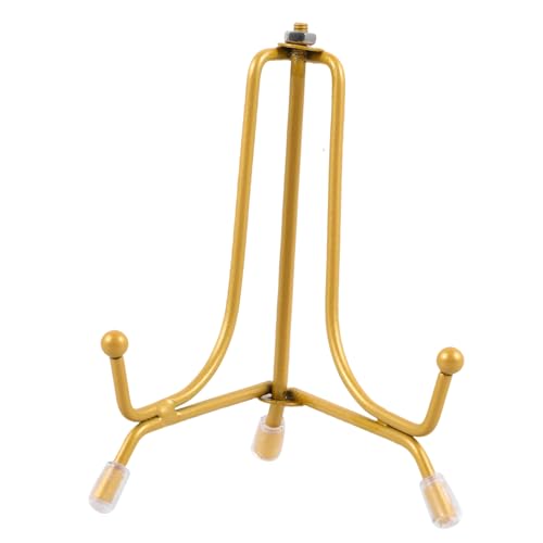 ERINGOGO Decorative Plate Stand Iron Frame Racks Plate Storage Stands Tabletop Photo Frame Display Racks 1pc