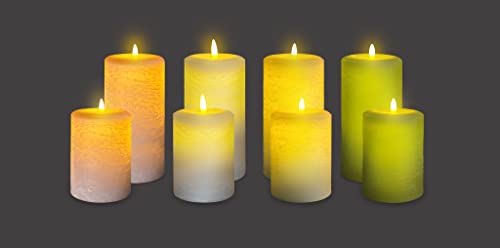 Lumipur LPS-SERIES Signature Natural Glow Flickering Flameless Led Wax Pillar Candle thumb #5