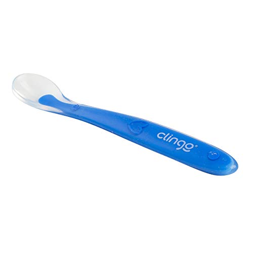 Clingo Colheres De Silicone Premium Azul
