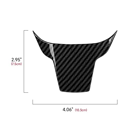 Image of Steering Wheel Decal for Honda Civic 2016 2017 2018 2019 2020 2021 Accessories ABS Carbon Fiber Interior Stickers