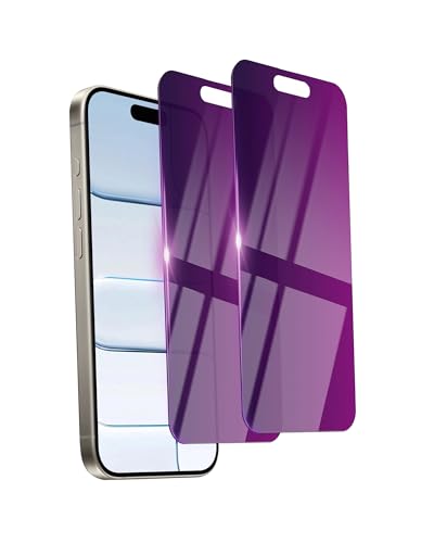 Ifaeveus 2 Pack Privacy Screen Protector for iPhone Air Tempered Glass 6.5 Private Saver Anti-Spy Eye Protection Anti-Scratch Full Coverage No Bubble