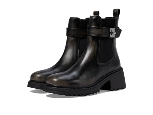 Bottines Gates Steve Madden femme chaussures montantes noir vieilli pointure 36