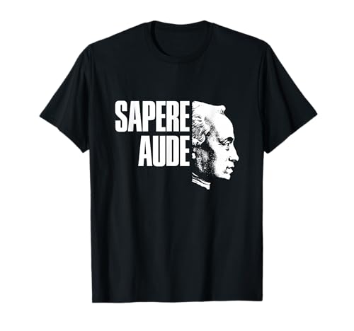 Immanuel Kant Portrait - Sapere Aude T-Shirt