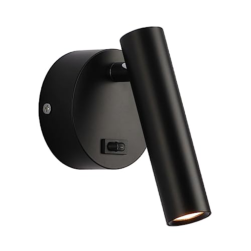 Mipcase Modern Led Wall Lamp for Bedroom Reading Dresser Fill Light Simple Design Warm Light Compact for Home Decor Finish