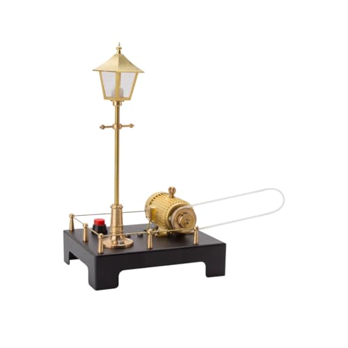 Modèle de moteur à vapeur miniature avec lampe LED fonctionnelle