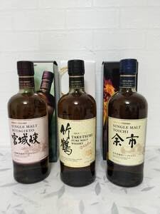 竹鶴ピュアモルト、余市、宮城峡セット NIKKA 竹鶴 ピュアモルト 他