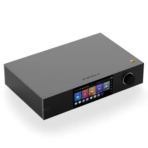 EVERSOLO DMP-A8 Music Streamer,DAP,DAC,Preamp,4GDDR4 +64GeMMC AK4191EQ+AK4499EX,ARC Input,IIS Output,UV Meters,spectrums,Parametric EQ,Pre AMP+10dB Analog gain,DSD512 PCM768kHz/32bit Black