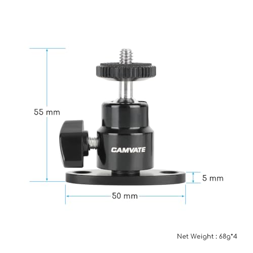 Fixation camera sans vibration grace aux mini rotules pour support de plafond - 2