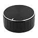 uxcell Plastic Potentiometer Rotary Control Knobs Caps, 17 x 40 mm, Black