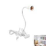 Douille E27 Universelle pour Ampoules Variées: Cette lampe à pince est équipée d’une douille E27 standard, vous permettant d’utiliser une grande variété d’ampoules. Que vous souhaitiez une ampoule LED économe en énergie, une ampoule à filament vintage pour une ambiance chaleureuse ou une ampoule classique dépoli, cette lampe s’adapte à toutes vos préférences d’éclairage.