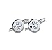 Small sterling silver dangle lotus drop earrings yoga jewelry