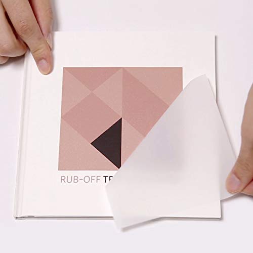 Sunnyscopa Rub-Off Transfer Paper For Laser/Inkjet Printer - Us Letter Size 8.5"X11", Clear, 10 Sheets - For Diy Personalized Gifts, Albums On Weddings, Anniversaries, Christmas And More #TOP5