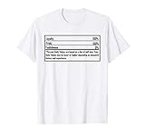 Latin Women Girls Latina Nutrition Facts Melanin Beauty T-Shirt