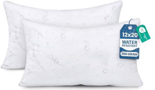 Utopia Bedding 12x20 Outdoor Pillows, Water Resistant Throw Pillows, 2-Pack