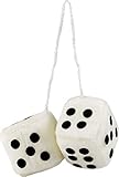 Bell 22-1-33606-8 Fuzzy Dice/White