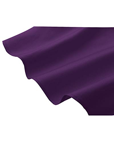 Hanpceirs Women's Boatneck Sleeveless Swing Vintage 1950s Cocktail Dress Deep Purple XL - Thumbnail 5