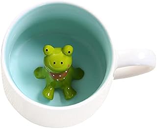 Coffee Milk Tea Ceramic Mugs - 3D Animal Morning Cup Best Gift for Morning Drink,and Weddings, Birthdays,Father's Day,Mother for Girls Women Boys