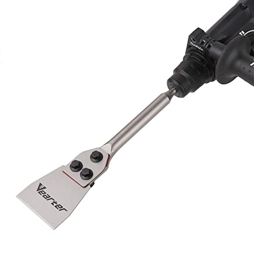 Vearter 3Inch X 12Inch Sds Plus Shank Electric Hammer Floor Scraper Replaceable Blade Chisel Drill Bit For Tile Brick Concrete Removal #TOP7
