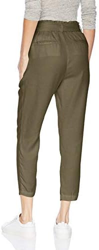 Daily Ritual Women's Lyocell Paper Bag-Waist Pant