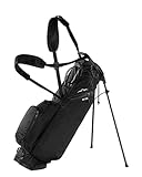 Sun Mountain Men's Eclipse 1.5 Lightweight Stand Golf Bag 4-Way Top - 7 Pockets, X Fit Dual Strap System, Push & Electric Cart Compatible Compression Base, 2026 Model - Black