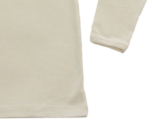 Hocosa Organic Merino Wool Long-Underwear Shirt, Round-Neck, Unisex, Sport4