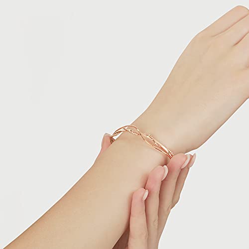 CHOW SANG SANG 18K Rose Gold Bangle for Women 92546K2