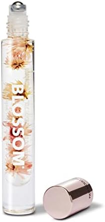 Blossom Roll on Rollerball Perfume Oil with Natural Ingredients + Essential Oils, Infused with Real Flowers, Made in USA, 0.20 fl. oz./5.9 ml, Luxe Patchouli Rose