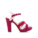 Material de la suela De goma Sandalias Mujer MARIAMARE  Sandalias 67358  MARIAMARE Mujer  De Piel, con Interior sintético y Punta Redonda  Sandalias Vestir  Cierre con Hebilla  41179  Rosa  39