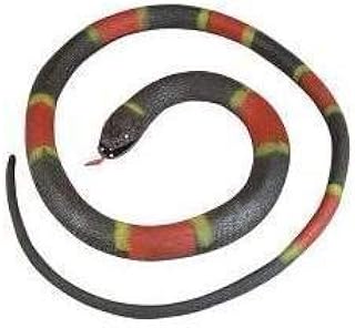 Fake Realistic Looking 48 Inch Curled Up Rubber Eastern Coral Snake
