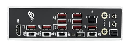 ROG Strix X870E-E Gaming WiFi AMD AM5 X870 ATX Scheda madre 18+2+2 Power Stages, Dynamic OC Switcher, Core Flex, DDR5 AEMP, WiFi 7, 5X M.2, PCIe® 5.0, Q-Release Slim, USB4®, AI OCing & Networking - Scheda madre - Immagine 8