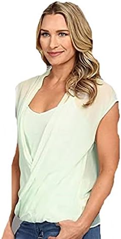 DKNY Jeans Women's High/Low Wrap Top