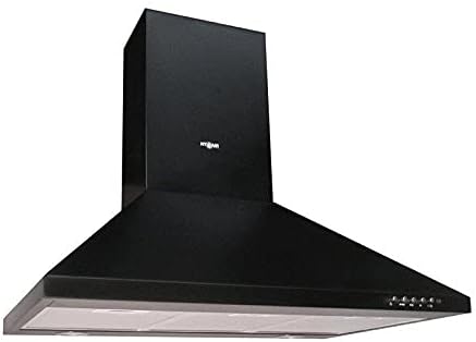 16" KA-124-CS Island Range Hood Stainless Steel Square Chimney. Made in Italy.