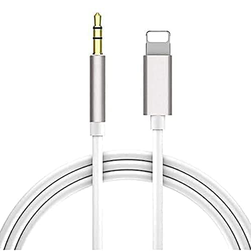 Tolv Aux Cord 3.5mm Male Aux Cord Audio Adapter Cable to Car/Home Stereo or Headphone for iPhone x/8/7/plus/6/6s/xs/xr/xs max (Only for Music Voice Call is not Supportable) (B07RZR3R8C) Amazon Price History, Amazon Price Tracker