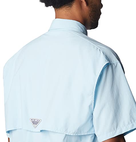 Columbia Men's Standard Bahama Ii Upf 30 Short Sleeve Pfg Fishing Shirt, Spring Blue, Xx-Large #TOP4