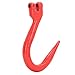 Alloy Steel Lifting Hook 1.12T Load Capacity Sturdy Structure Spray Coating Wide Application for Construction Engineering Factory Hoisting