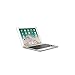 Brydge 9.7 Keyboard for iPad 9.7-inch, Aluminum Bluetooth Keyboard for iPad 6th Gen (2018), iPad 5th Gen (2017), iPad Pro 9.7 inch, iPad Air 1 and Air 2 (Silver)