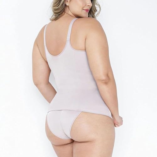 Camiseta Modeladora Dilady 139742 Com Renda