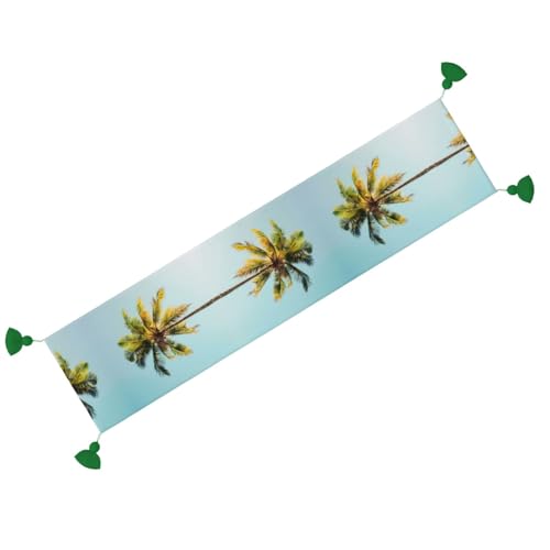Chemin de table palmier pour sublimer une table basse ou un mariage - 3