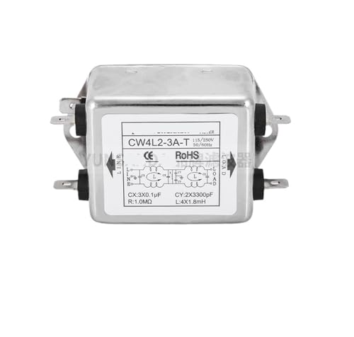Filtre d'alimentation CW4L2-10A-T double étage pour purificateur monophasé AC 220V