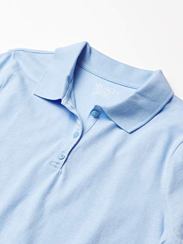 Image of The Children's Place Girls Short Sleeve Soft Jersey Knit Polo