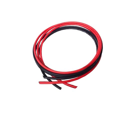 Przewód elektryczny, 10AWG 12AWG 14AWG Kabel słoneczny 2,5 mm2 4 mm2 6 mm2 Przewód miedziany ocynowany 1 metr do 30 metrów(10 AWG 6mm2,30m black 30m red)