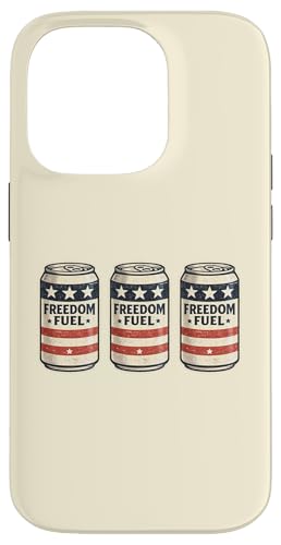 Freedom Fuel �����I�ȃr�[���� USA 7��4���̃O���t�B�b�N �X�}�z�P�[�X iPhone 14 Pro �p