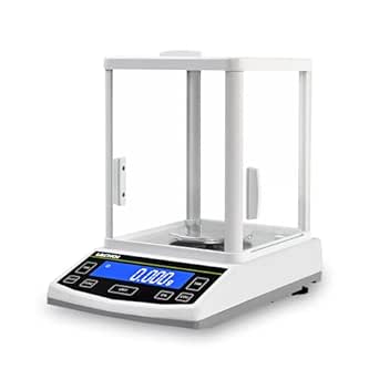 Analytical Balance 500g × 0.001g Lab Scale with Windshield and RS232 Interface