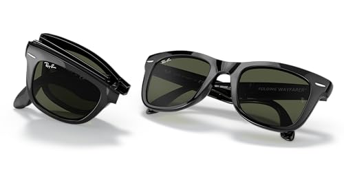 Image of Ray-Ban RB4105 Folding Wayfarer Square Sunglasses