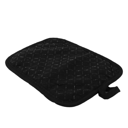 Gurtt 2er-Pack Topflappen/Ofenhandschuhe, hitzebeständig, rutschfest, 23 x 17 cm, Schwarz
