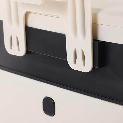 Bote de basura pequeño colgante para cocina beige miniatura 7