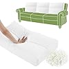 HOMBYS 3 Packs Shredded Foam Couch Back Cushion Replacement, Stuffing & Supportive Sofa Waist Cushion, Lumbar Support Pillow for Sofa & Couch, Removable Back Pillow,(24x18)